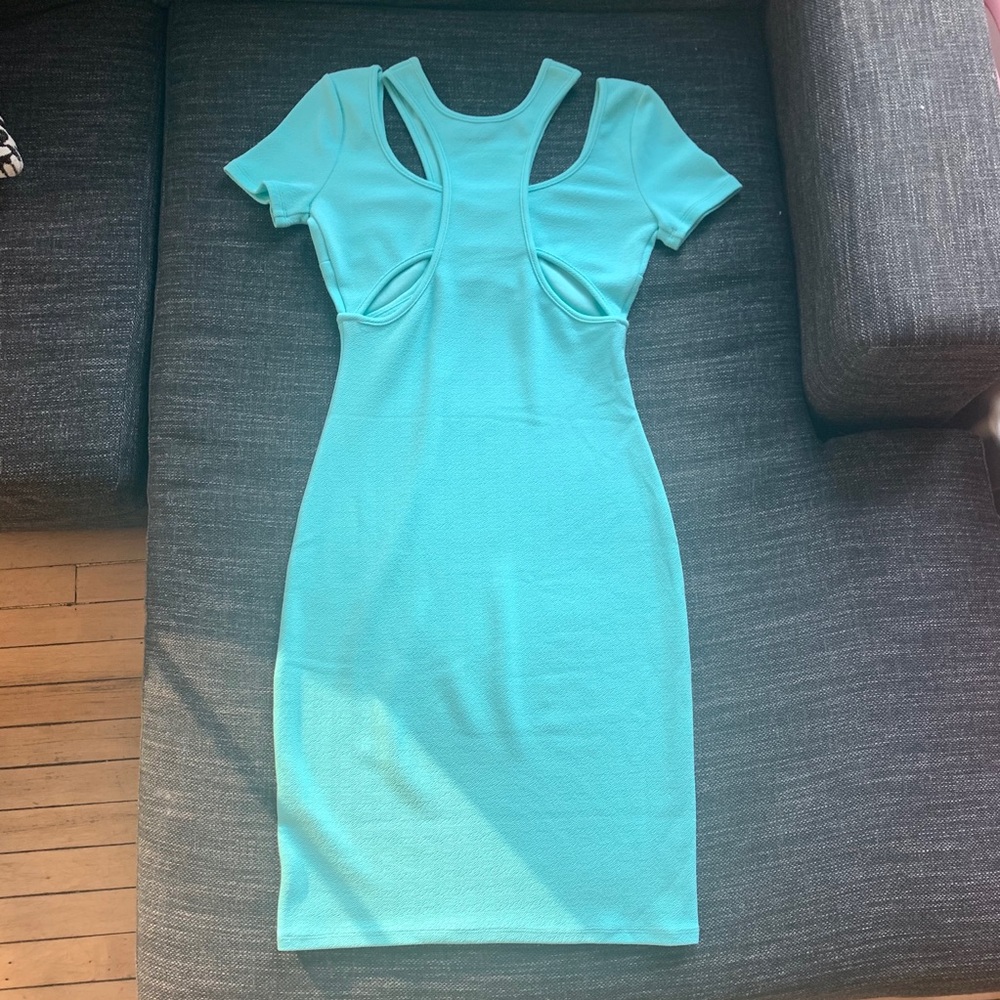 bebe Cutout Midi Dress
